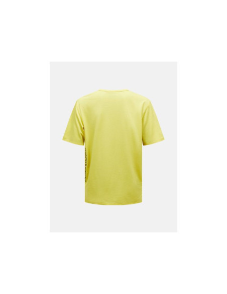 Koszulka męska peak performance m trail shortsleeve kolor żółty