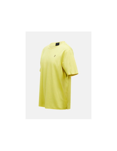 Koszulka męska peak performance m trail shortsleeve kolor żółty
