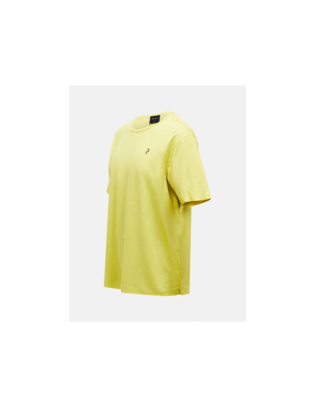 Koszulka męska peak performance m trail shortsleeve kolor żółty