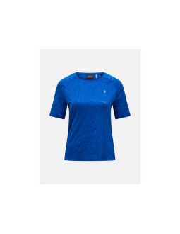 Koszulka damska peak performance w discover t-shirt kolor niebieski