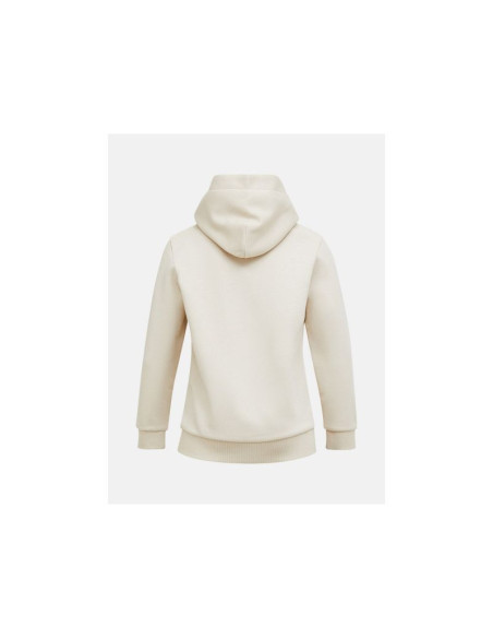 Bluza juniorska peak performance jr original small logo hood kolor beżowy