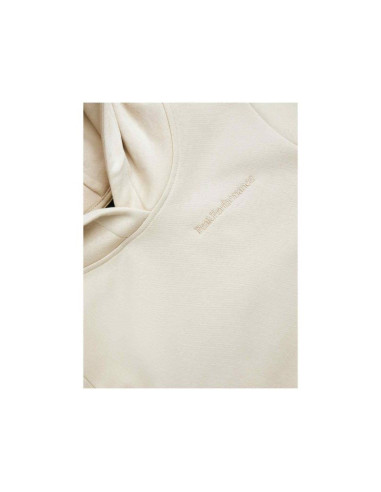 Bluza juniorska peak performance jr original small logo hood kolor beżowy