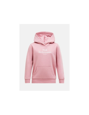 Bluza juniorska peak performance jr original small logo hood kolor różowy