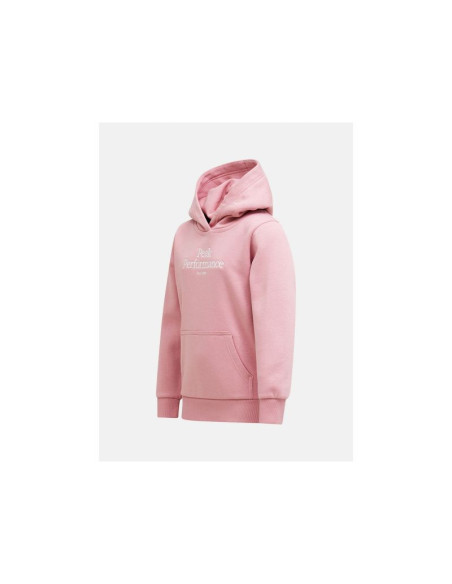 Bluza juniorska peak performance jr original small logo hood kolor różowy