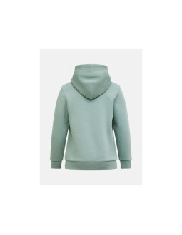 Bluza juniorska peak performance jr original small logo hood kolor zielony 2