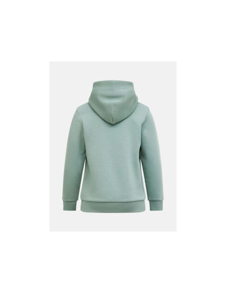 Bluza juniorska peak performance jr original small logo hood kolor zielony