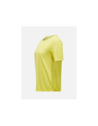 Koszulka damska peak performance w wool-blend shortsleeve kolor żółty