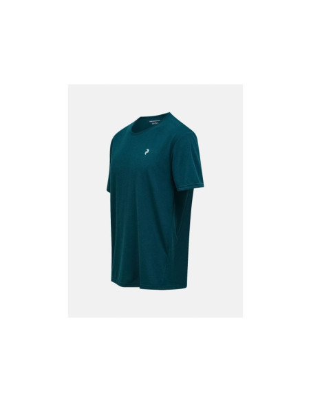Koszulka męska peak performance m wool-blend shortsleeve kolor zielony