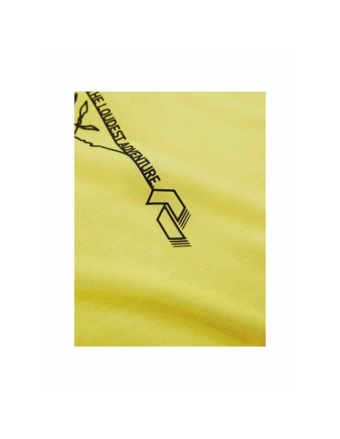 Koszulka męska peak performance m wool-blend shortsleeve kolor żółty