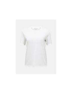Koszulka damska peak performance w wool-blend shortsleeve kolor biały