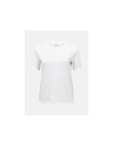 Koszulka damska peak performance w wool-blend shortsleeve kolor biały