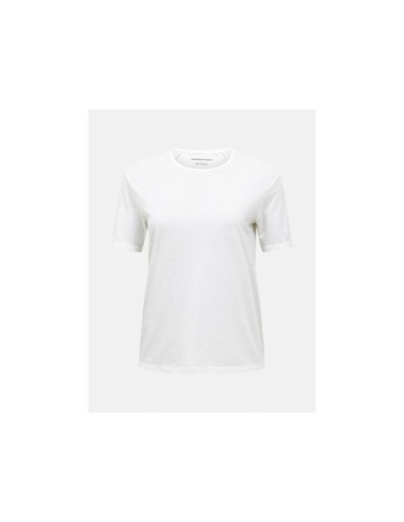 Koszulka damska peak performance w wool-blend shortsleeve kolor biały