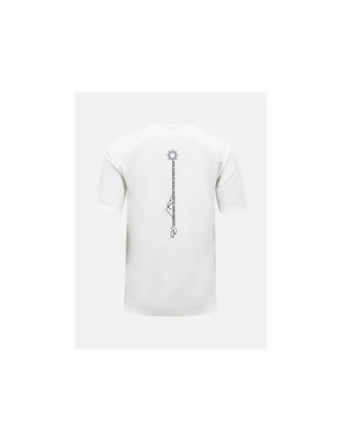 Koszulka damska peak performance w wool-blend shortsleeve kolor biały