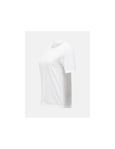 Koszulka damska peak performance w wool-blend shortsleeve kolor biały