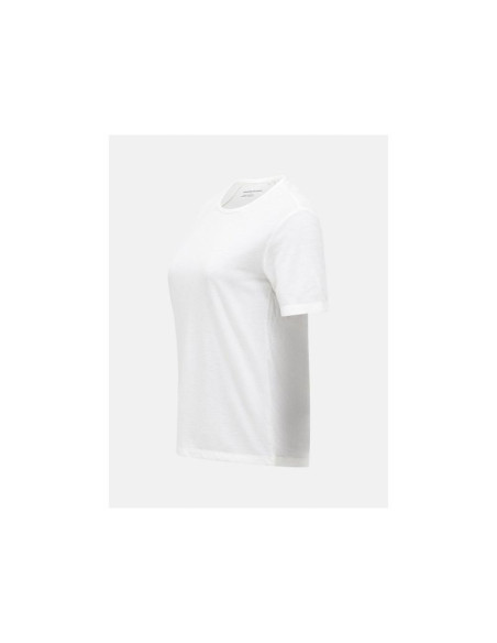 Koszulka damska peak performance w wool-blend shortsleeve kolor biały