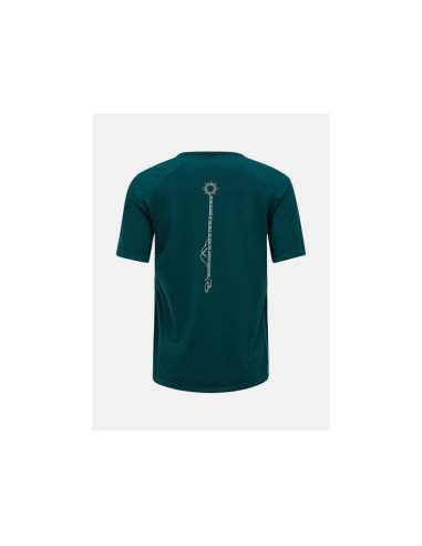 Koszulka damska peak performance w wool-blend shortsleeve kolor zielony