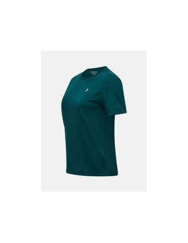 Koszulka damska peak performance w wool-blend shortsleeve kolor zielony