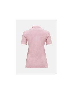 Koszulka damska peak performance w classic cotton polo kolor różowy 2
