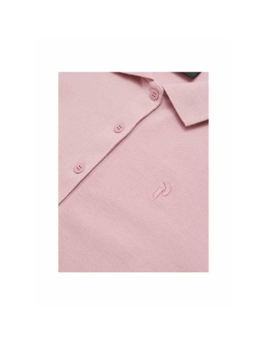 Koszulka damska peak performance w classic cotton polo kolor różowy