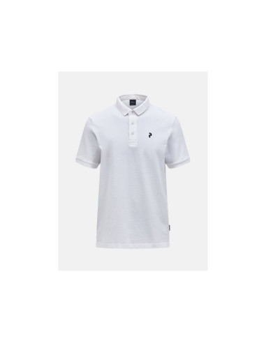 Koszulka męska peak performance m classic cotton polo kolor biały