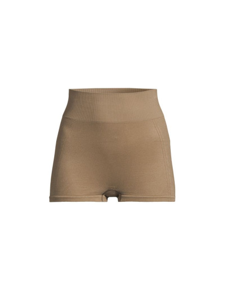 Legginsy treningowe damskie casall shiny seamless rib hotpants kolor zielony
