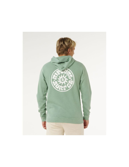 Bluza męska rip curl pacific rinse hood zielona