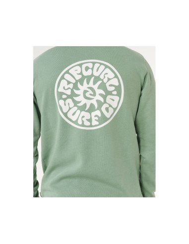 Bluza męska rip curl pacific rinse hood zielona