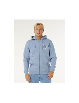 Bluza męska rip curl wettie passage icon zip thru niebieska