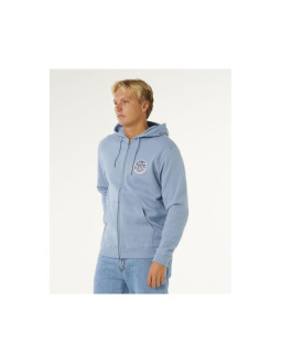 Bluza męska rip curl wettie passage icon zip thru niebieska 2