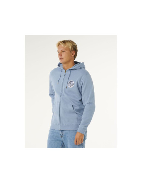 Bluza męska rip curl wettie passage icon zip thru niebieska