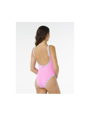 Kostium damski rip curl surf puff 1 piece różowy