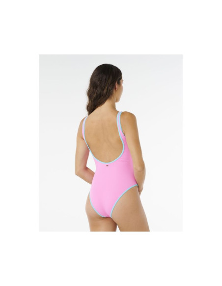 Kostium damski rip curl surf puff 1 piece różowy