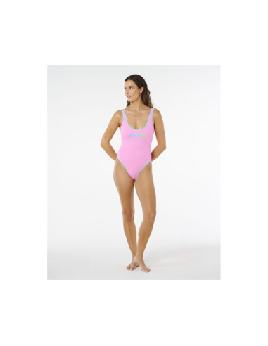 Kostium damski rip curl surf puff 1 piece różowy