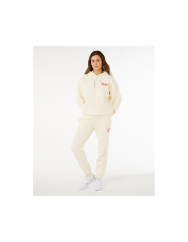 Bluza damska rip curl surf puff heritage hood beżowa