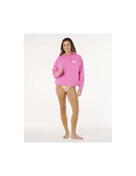 Bluza damska rip curl surf puff heritage hood różowa