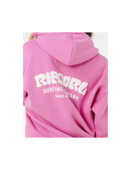 Bluza damska rip curl surf puff heritage hood różowa