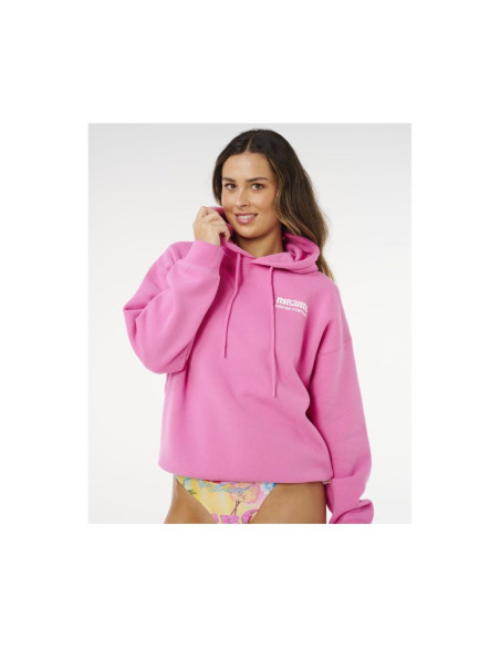 Bluza damska rip curl surf puff heritage hood różowa