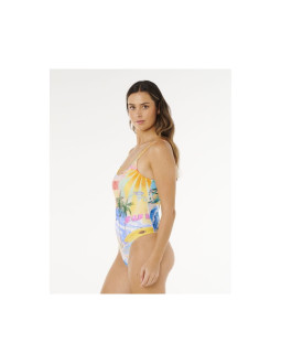 Kostium damski rip curl hotel malibu cheeky one piece multikolor 2