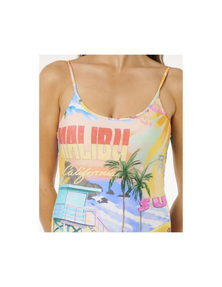 Kostium damski rip curl hotel malibu cheeky one piece multikolor