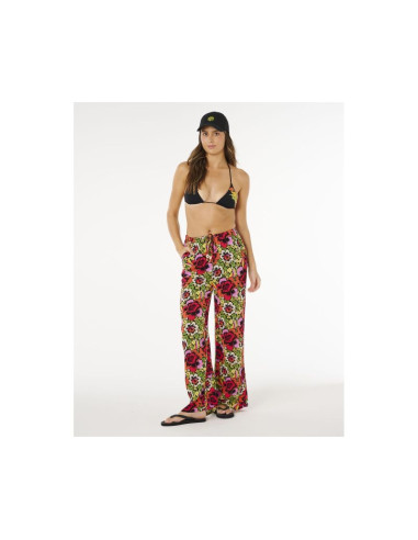 Spodnie damskie rip curl blooming wide leg pant multikolor