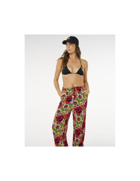 Spodnie damskie rip curl blooming wide leg pant multikolor