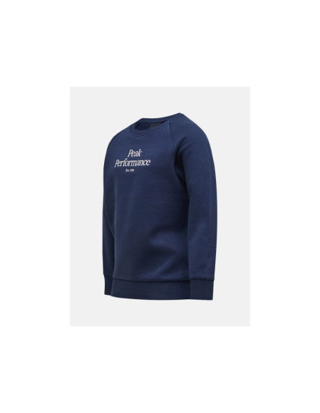 Bluza juniorska peak performance jr original crew kolor granatowy