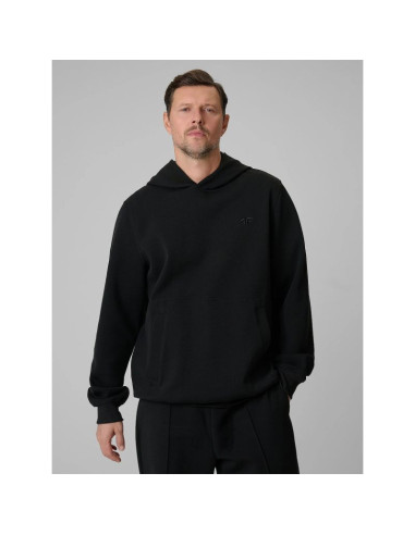 Bluza dresowa regular z kapturem męska 4f 4frss26tswsm2793-20s