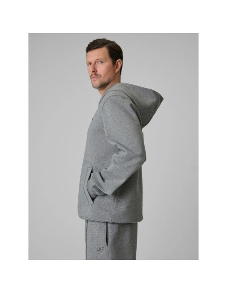 Bluza dresowa regular z kapturem męska 4f 4frss26tswsm2793-24m