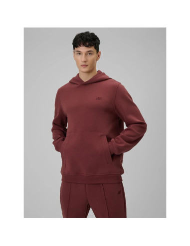 Bluza dresowa regular z kapturem męska 4f 4frss26tswsm2793-60s