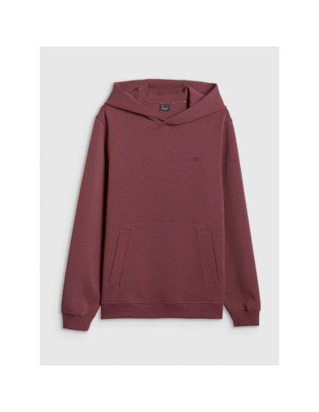 Bluza dresowa regular z kapturem męska 4f 4frss26tswsm2793-60s