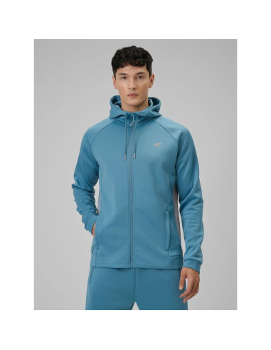 Bluza treningowa regular z kapturem męska 4f 4frss26tfswm0958-32s