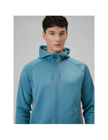 Bluza treningowa regular z kapturem męska 4f 4frss26tfswm0958-32s