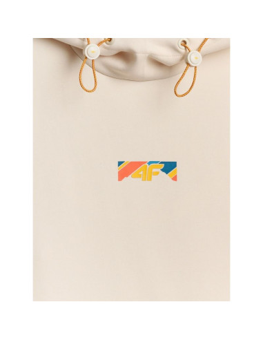 Bluza dresowa regular z kapturem męska 4f 4frss26tswsm2894-12s