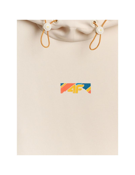 Bluza dresowa regular z kapturem męska 4f 4frss26tswsm2894-12s